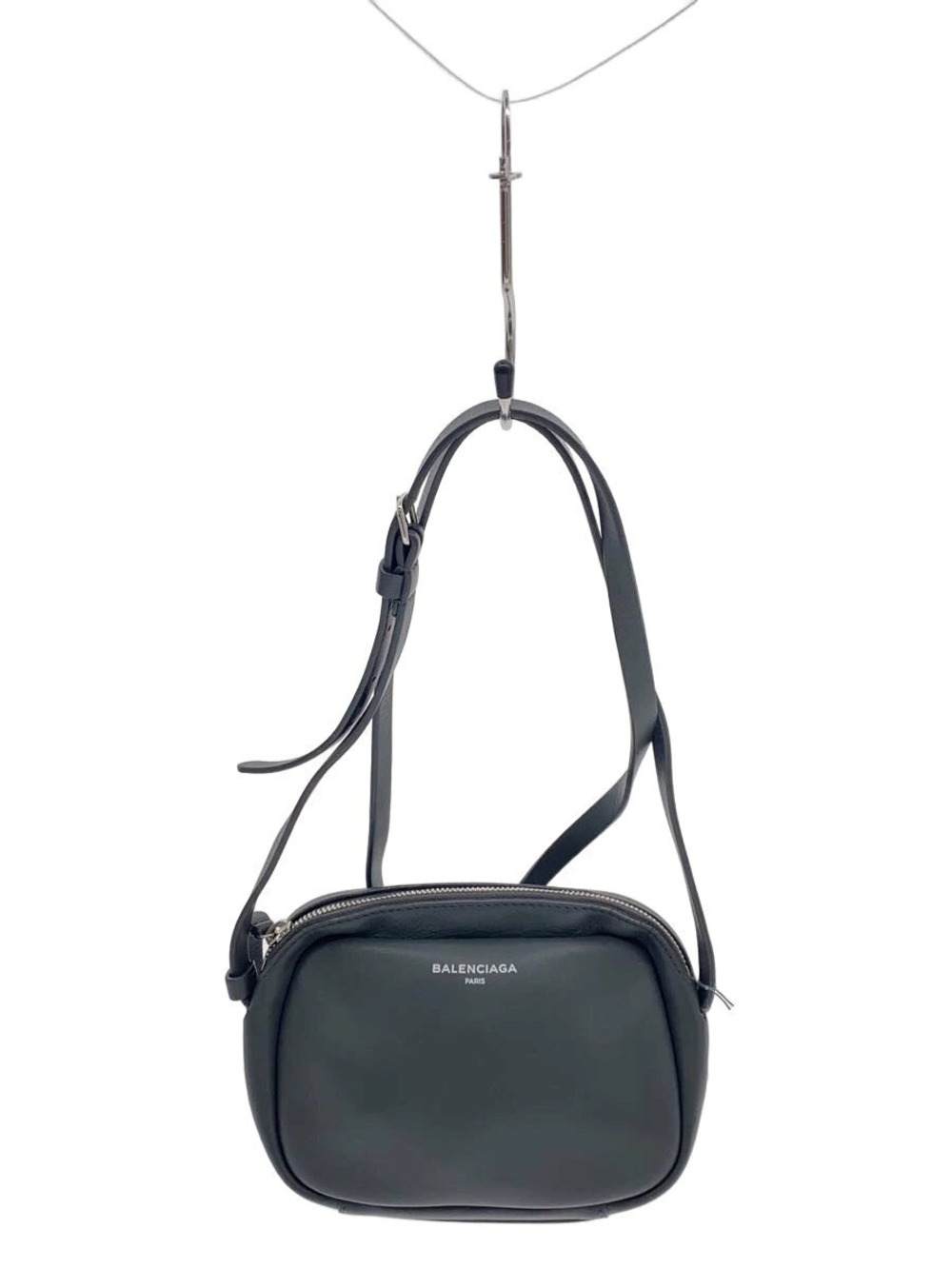 Balenciaga CAMERA BAG Shoulder Leather Gray